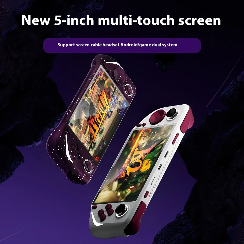 جهاز محمول بنظام مزدوج E6plus جديد مع تلفزيون واي فاي متعدد اللمس God Of War Psp 5 بوصة وحدة تحكم ألعاب محمولة عالية الوضوح