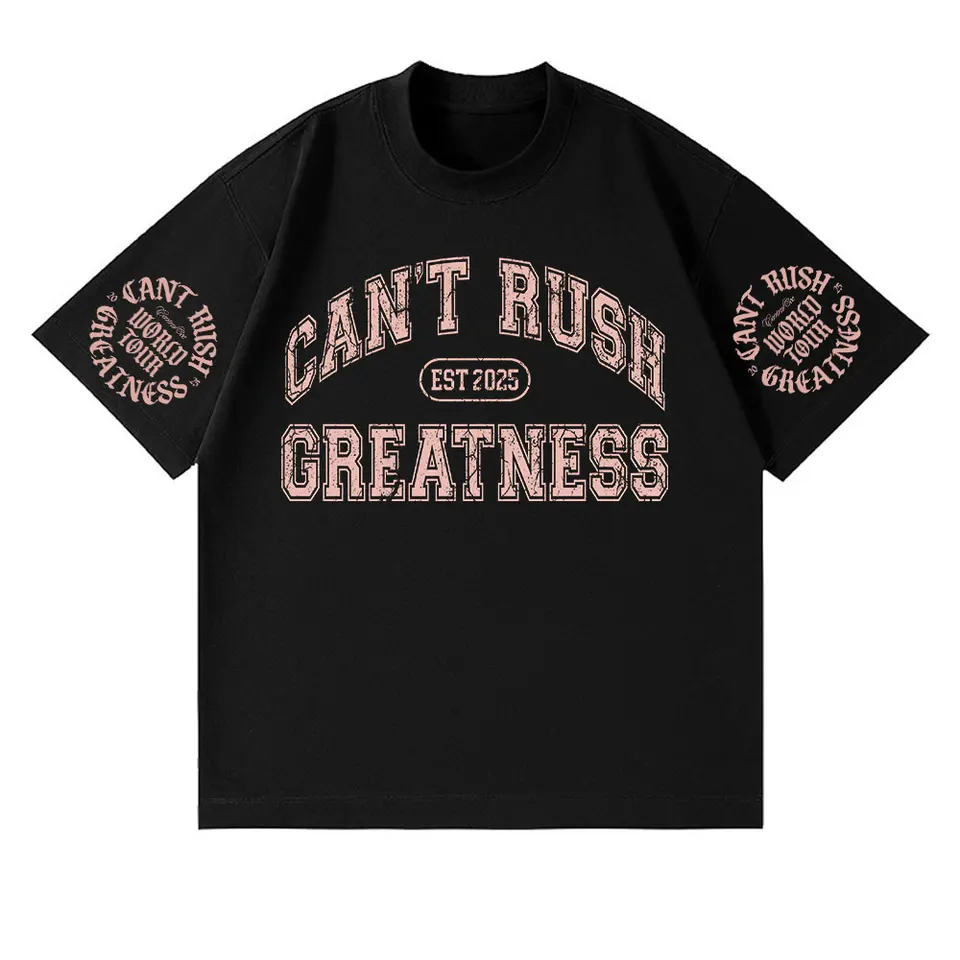 Central Cee CAN'T RUSH GREATNESS World Tour 2025 T-shirt Summer