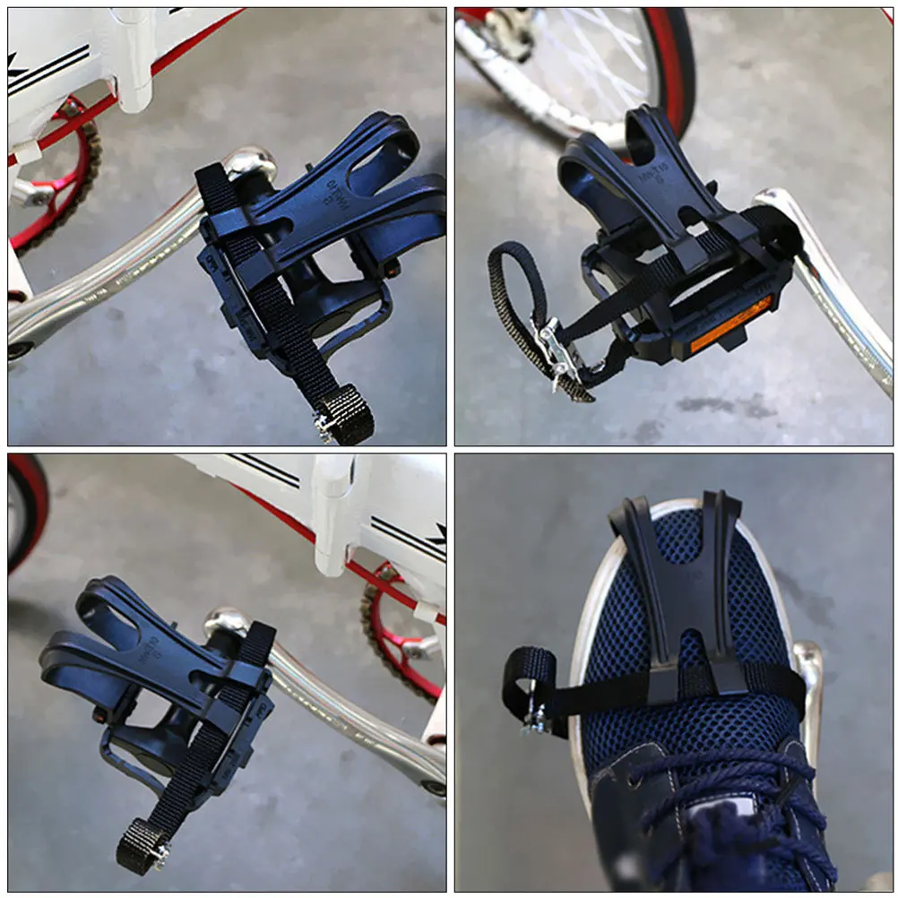 

1Set High-Performance Bike Toe Clip System Compact Lightweight Design Ideal for Road and Commuter Bikes Bike Toe Clip