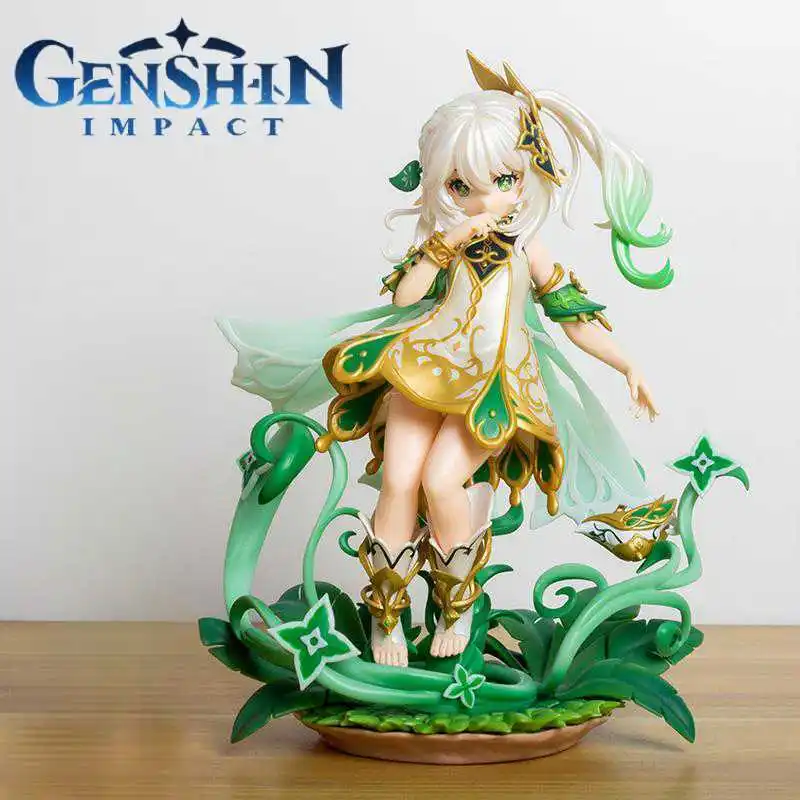 

Аниме фигурки Genshin длиной 24 см, фигурка нахиды, милая статуя бога из травы, Игрушечная модель нахиды, фигурка, украшение для куклы, модель, подарок