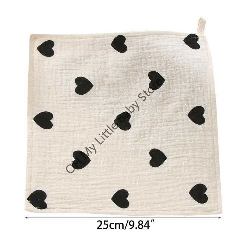 مريلة تغذية قابلة للتنفس M76C للرضع سريعة الجفاف لمسح العرق ومنديل الطفل