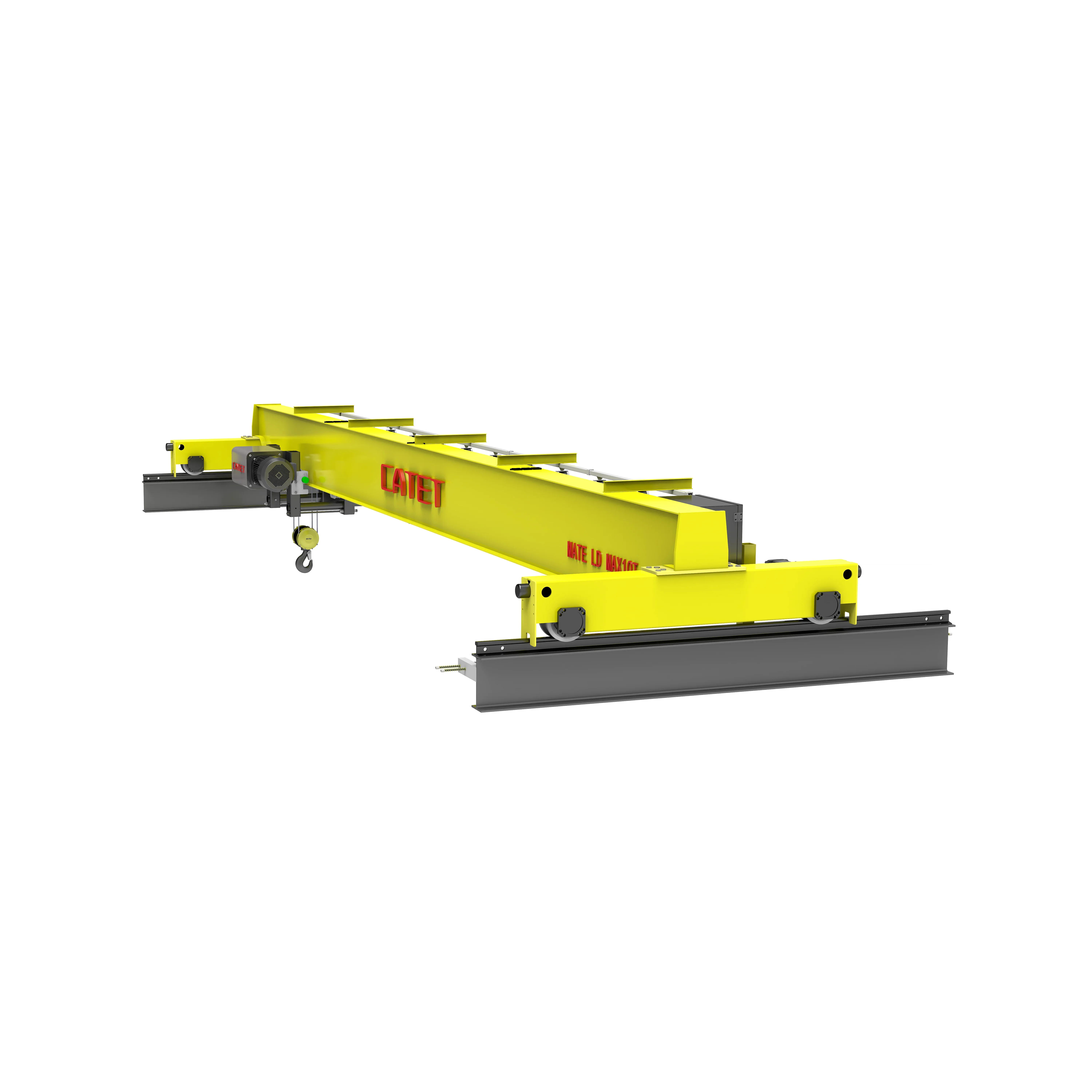 Space-saving small bridge crane 3 Ton Single girder overhead crane European electric EOT crane