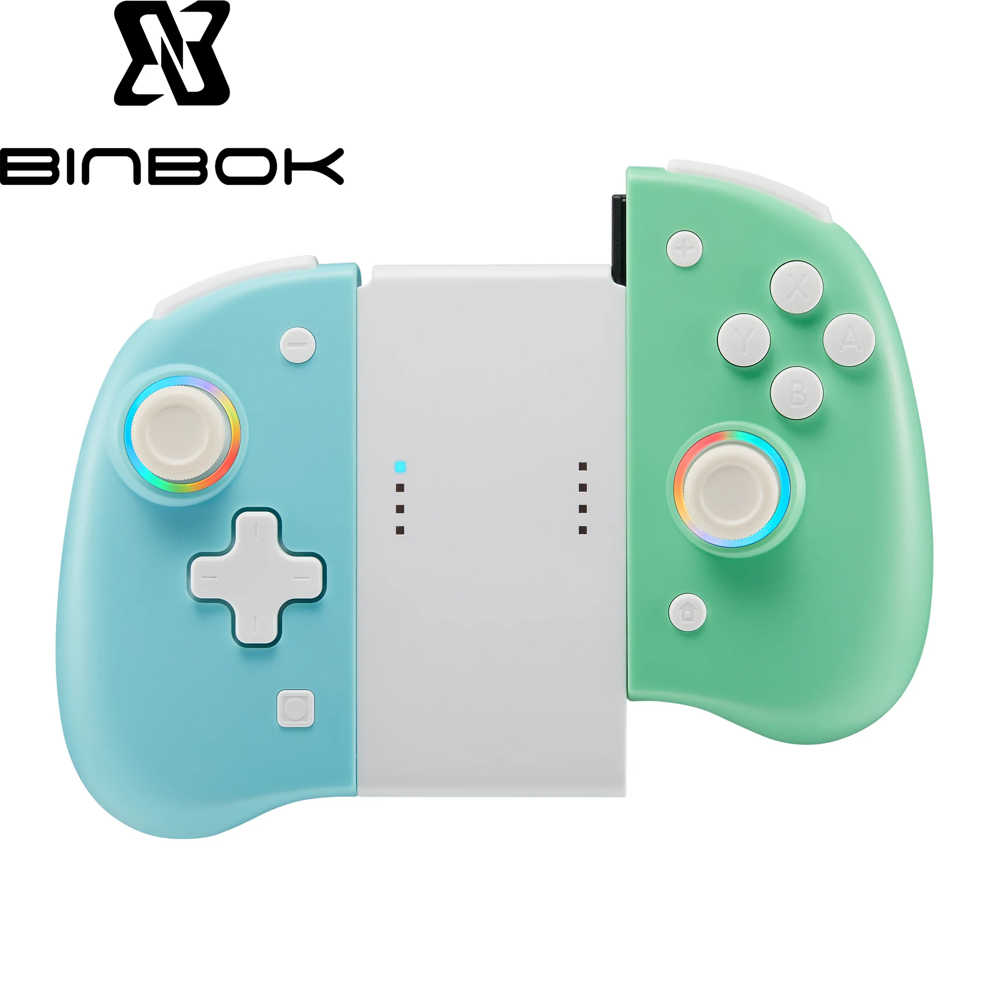 

DOYOKY Classic RGB Joycon for Nintendo Switch/OLED with 8 colors& 3 modes Turbo Ergonomic&Non-Slip Design High-Capacity Battery