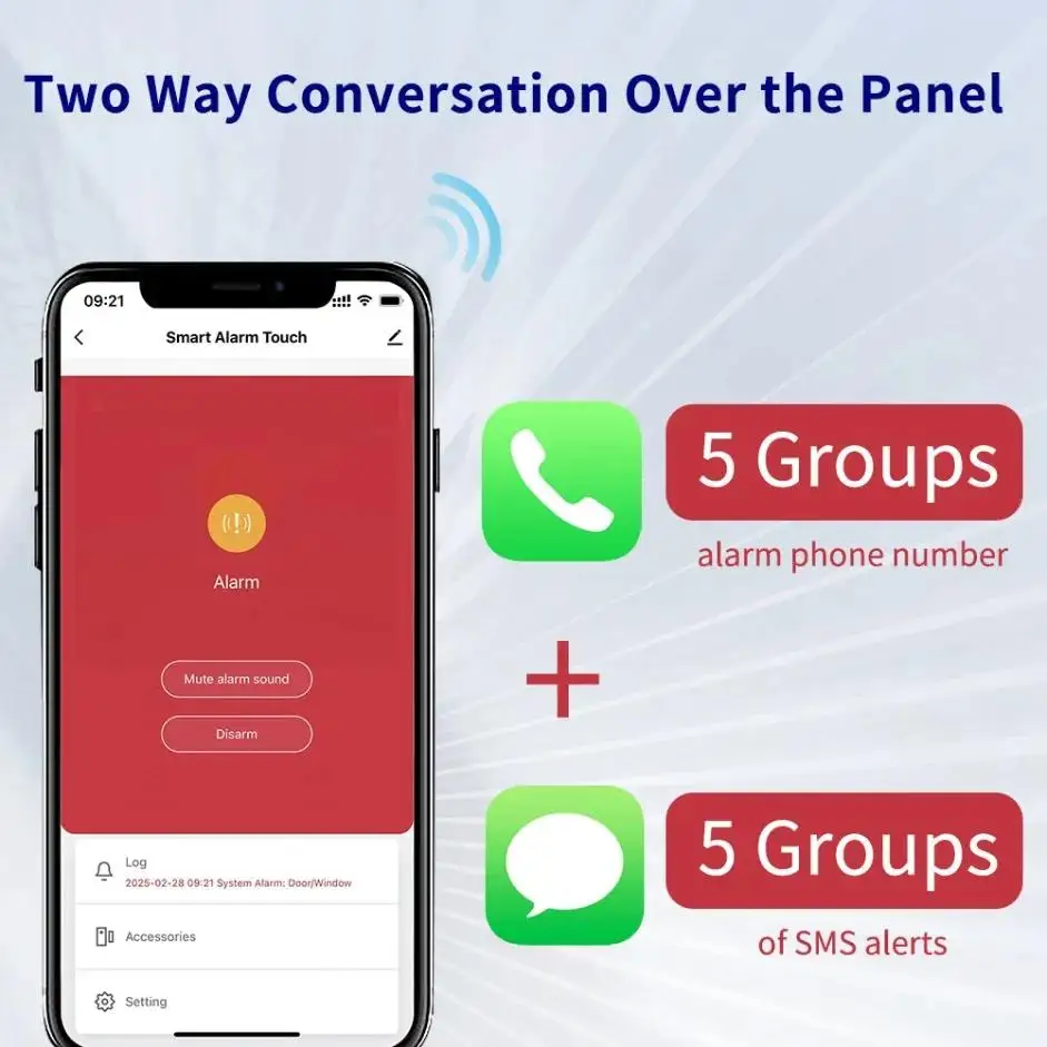 مجموعات نظام إنذار المنزل الذكي إنذار الفقرة Hogar Tuya إنذار حماية الأمن الذكي Casa Inteligente Alexa نظام أمن الوطن