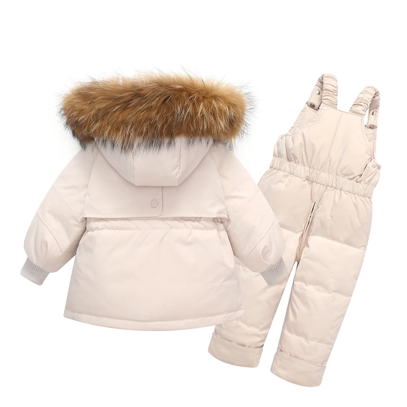 Russian Winter Jacket Kids Overalls for Girls Boys Kids Snowsuit Baby Boy Girl Coat Down Jackets Toddler New Year Clothing Set