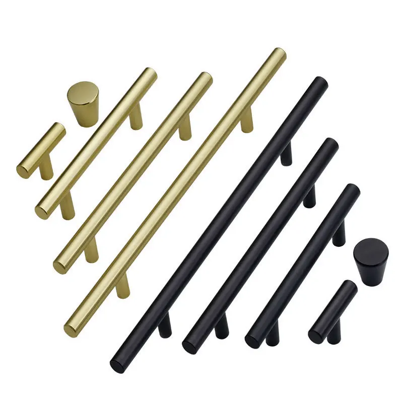 Simple European Style Cabinet Door Long Handle Simple Modern Drawer Wardrobe Door Handle Furniture Hardware Home Improvement