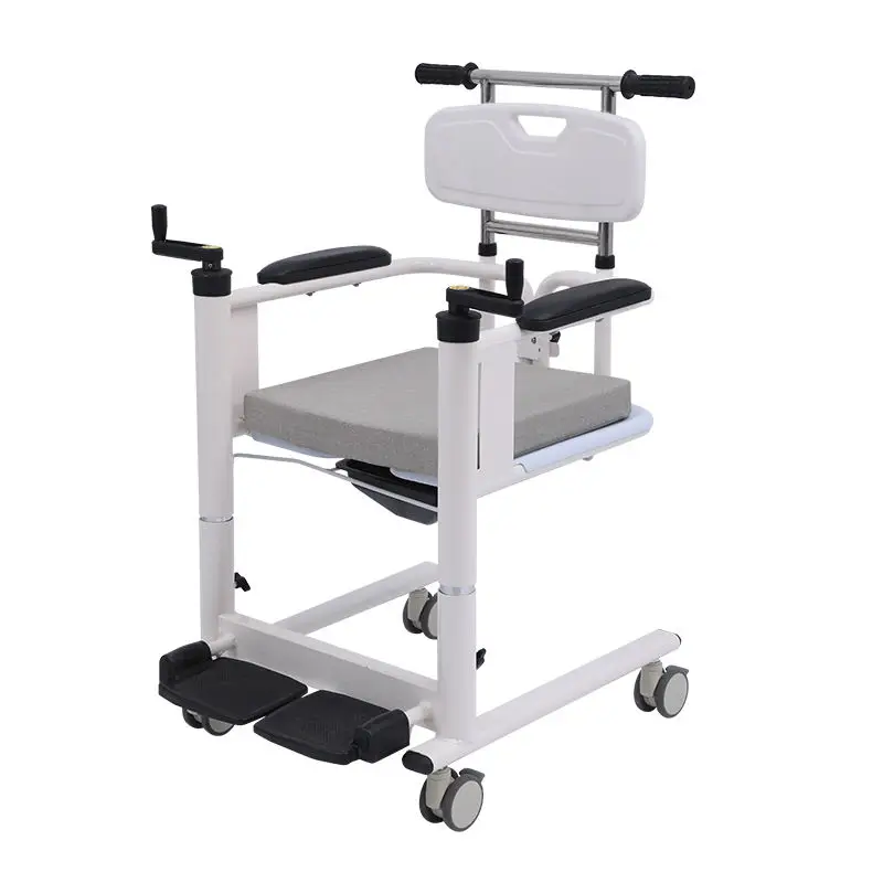 Wholesale elderly paralyzed lift  disabled transfer car with toilet patient transfer lift chair for hospital use