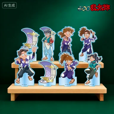 

Game Rantaro Anime Figure Model Plate Cosplay Toy for Gift Inadera Shinpei Kisanta Kuroki Souemon Acrylic Stand Doll