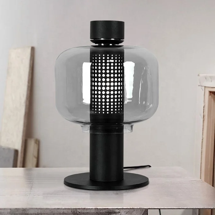 Glass Hardware Bedside Rechargeable Vintage Bedroom Fashion Designee Lighting Nordic Table Light Modern