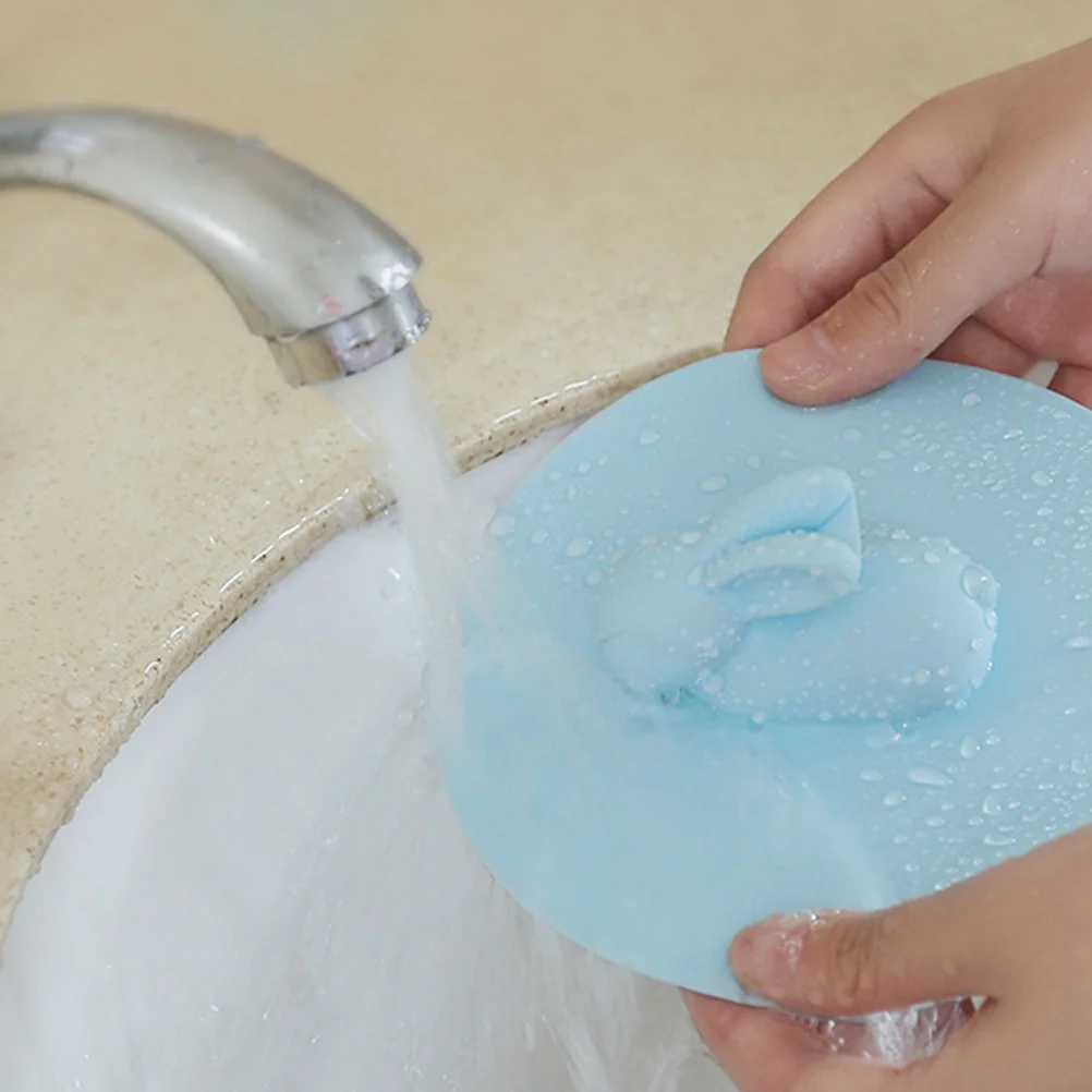 

4Pcs Premium Silicone Drain Stopper 10Cm Shape Floor Drain Plug for Sink Tub Basin Water Shutoff Solution