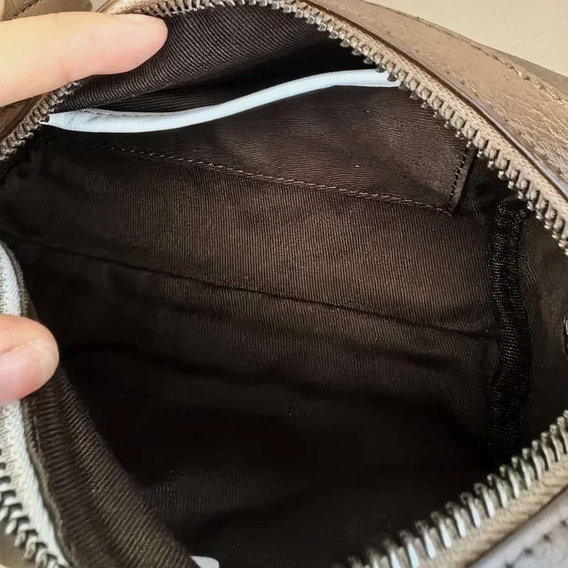 Bolsa feminina vintage de couro real, bolsa de pulso para mulheres, bolsa de ombro crossbody, armazenamento de viagem, dia, bolsa de dinheiro