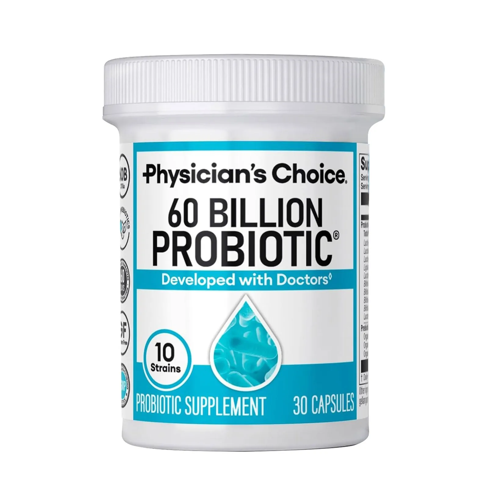 Probiotics 60 Billion CFU - Multi Enzymes, Organic Prebiotics, Digestive Health, Immune Health