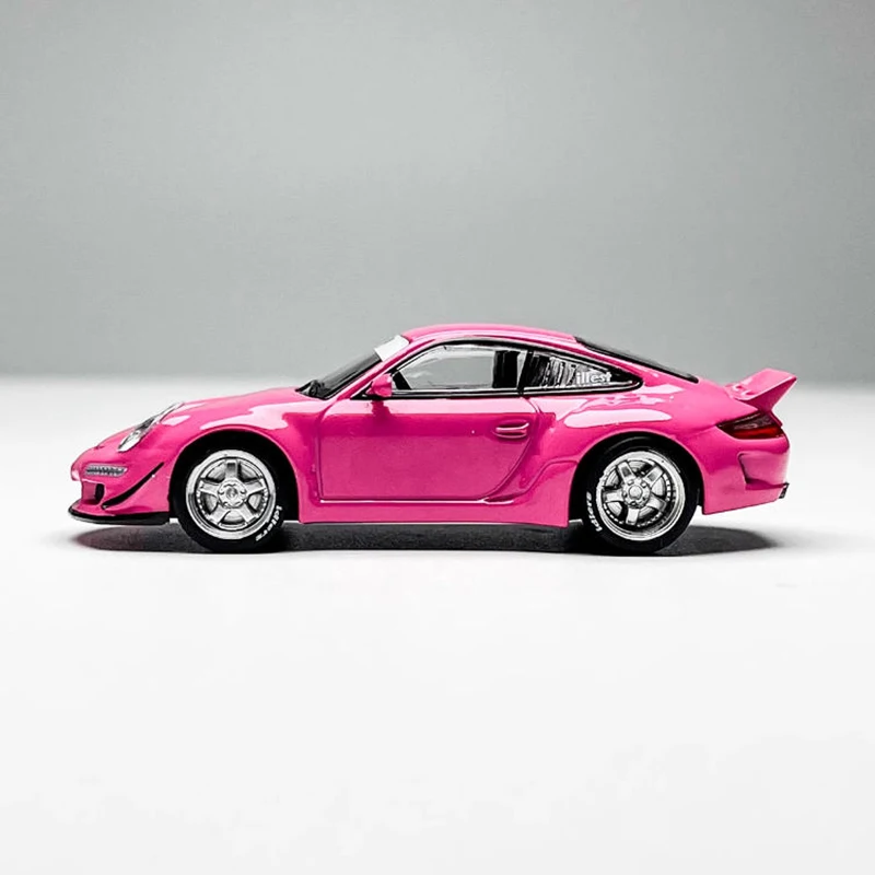 POPRACE 1:64 Schaal 911 RWB 997 Legering Simulatie Auto Model Collectie Display Ornament Speelgoed Cadeau