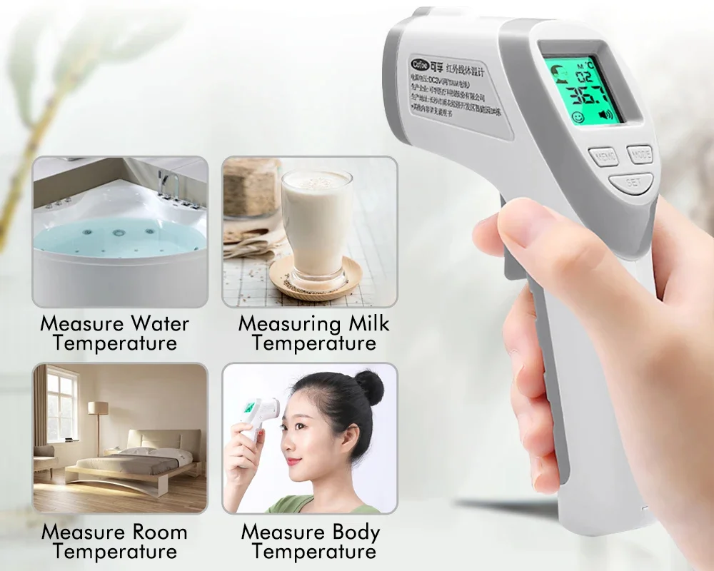 Cofoe Baby Digital Infrared Forehead Thermometer Fever Contactless Clinical Electronic Medical Temperature Meter Adult