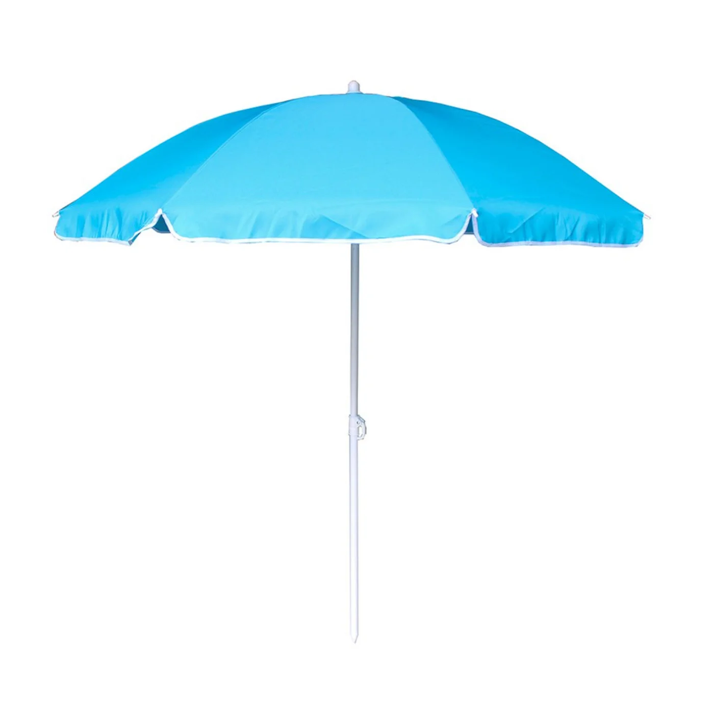 Tradineur 200 cm Polyester Aluminum Beach Umbrella Sunshade Color Adjustable Sunshade Sunshade