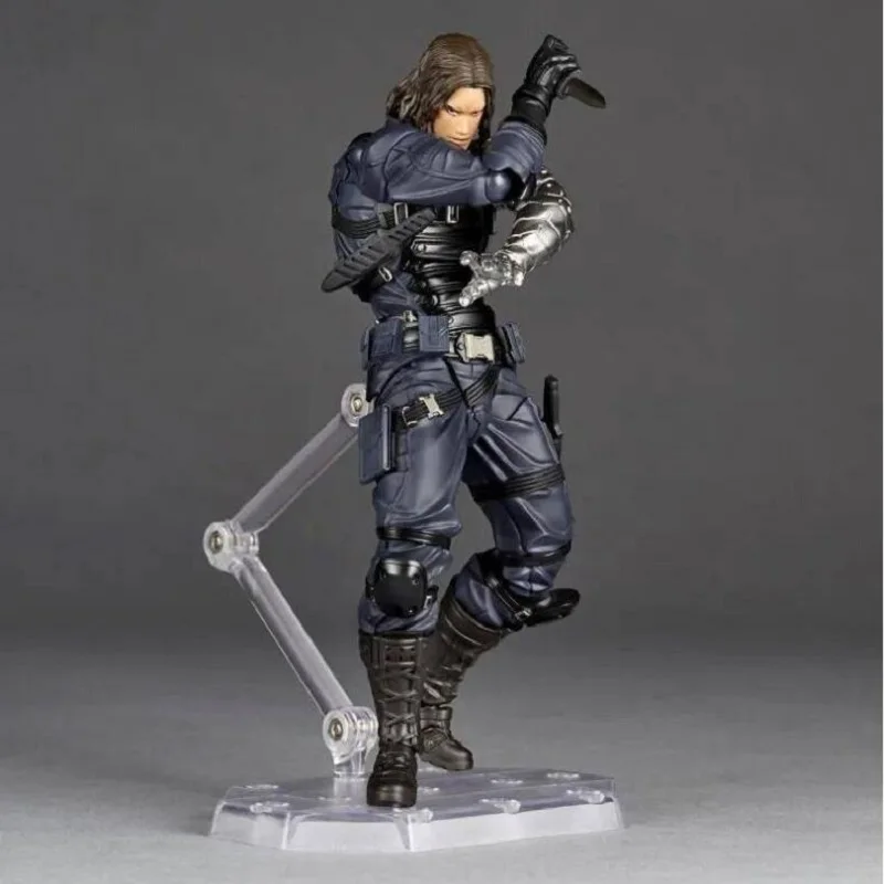 【En stock】 14cm Comics Winter Warrior Perfect Black Nr029 figuras de acción de Pvc juguetes modelo de colección de regalos para niños