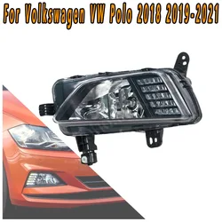 For Volkswagen VW Polo 2018 2019 2020 2021 Fog Lights Front Bumper Lights Daytime Running Lights Driving Lights Signal Lights