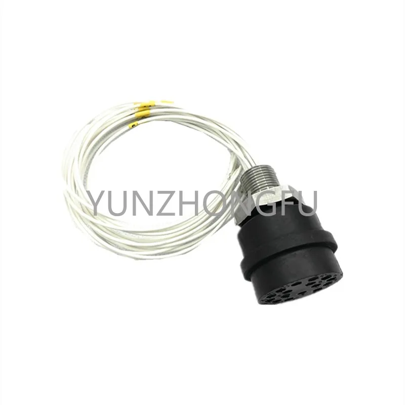 Plug Subconn Underwater Bulkhead Connector for ROV Deepwater Socket 16 Pin Undersea Connectors BH16F Female Circular