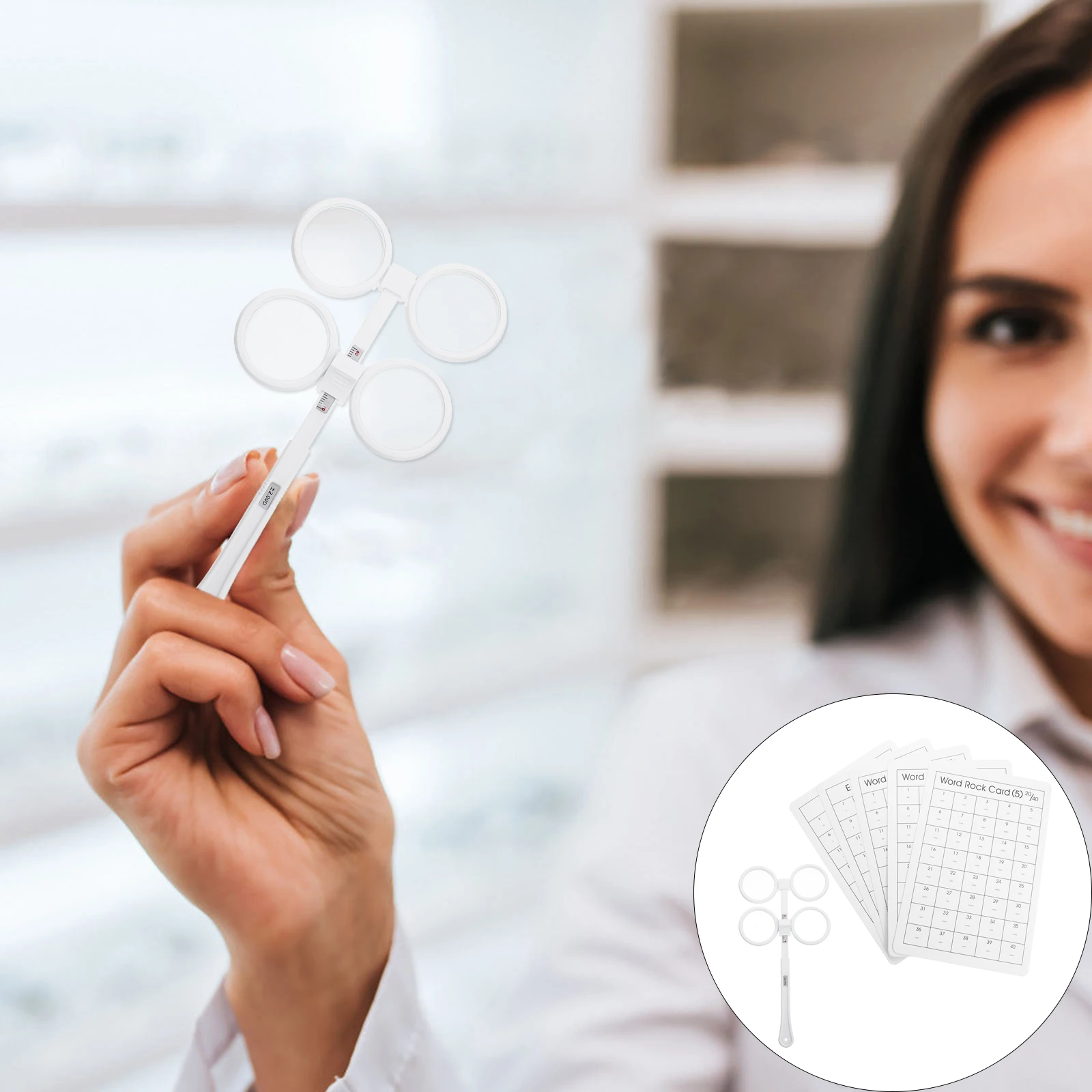 

Shortsighted Vision Training Glasses Plastic Amblyopia Test Ophthalmic Flipper