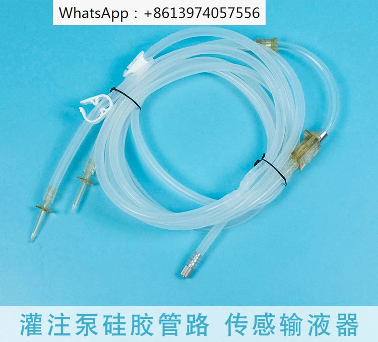 Perfusão Bomba Pipeline Flow Clamp Silicone Tubo Dilation Bomba Histeroscopia Flushing Pipe