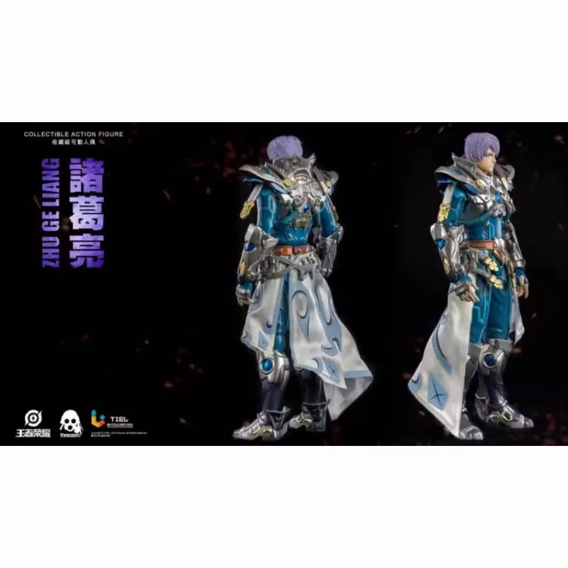 Goods in Stock Original 3A Threezero Honor of Kings Zhu Geliang 1/12 Game Character Model Movable Doll Art Collection Gift