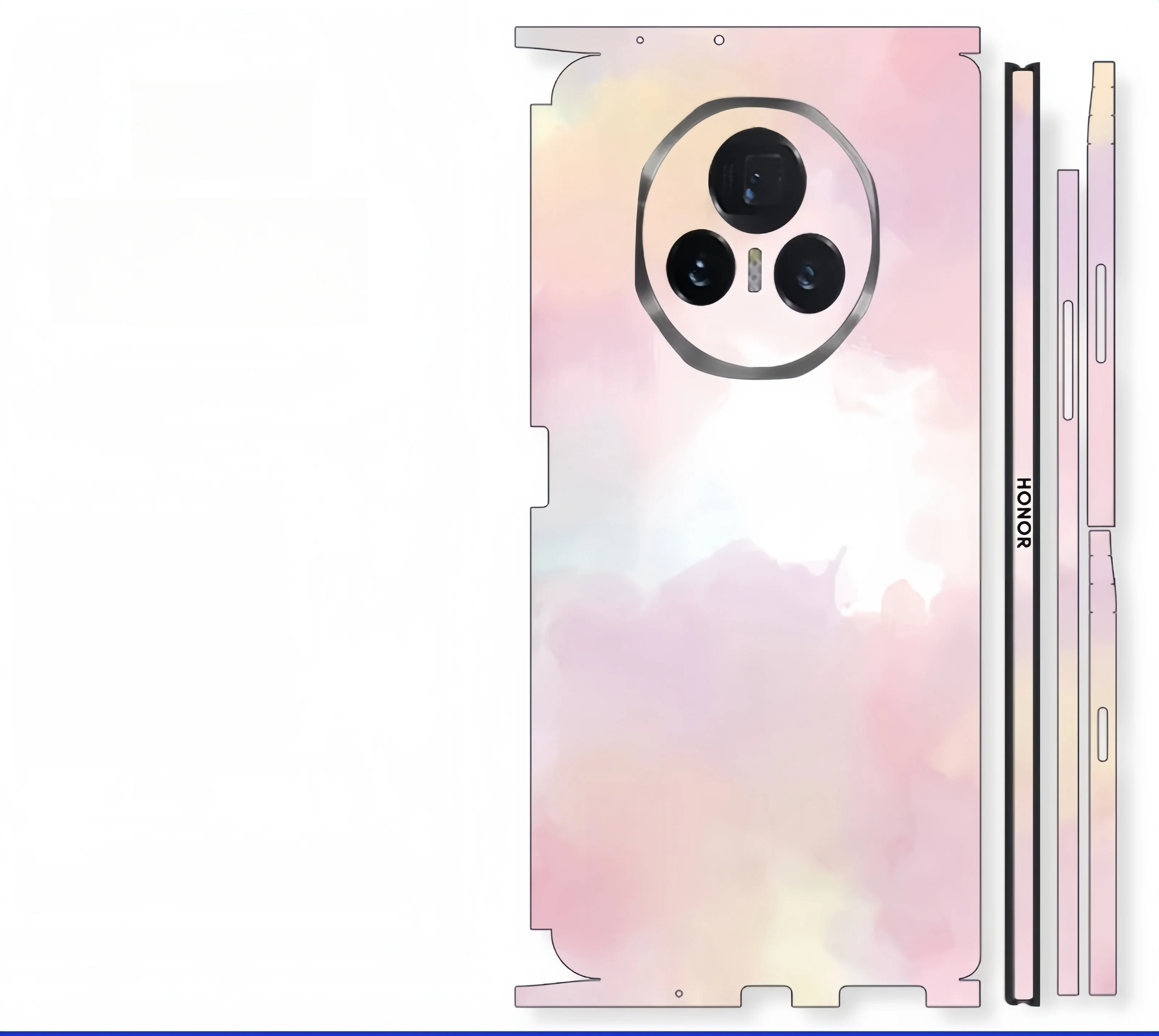 XRT Skin Sticker For Honor Magic v6 V5 Back Film V3 VS3 VS2 RSR VS V Protective Decal Wrap Personality Back Screen Protector