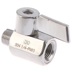 Stainless Steel 304 Ball Valve 1/4