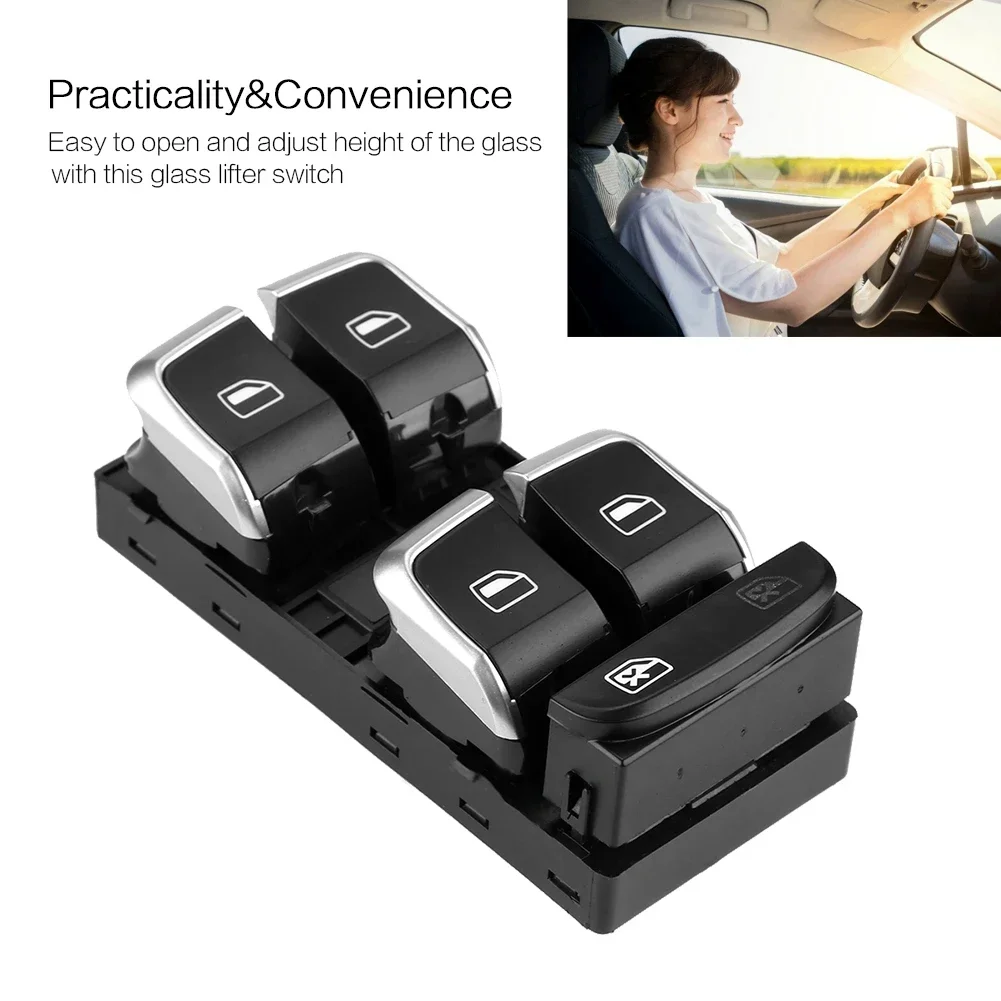 Interruttore Alzacristallo Laterale Finestra, 8KD 959 851A/8 K0 959 851F Interruttore Alzacristalli Auto Per Audi