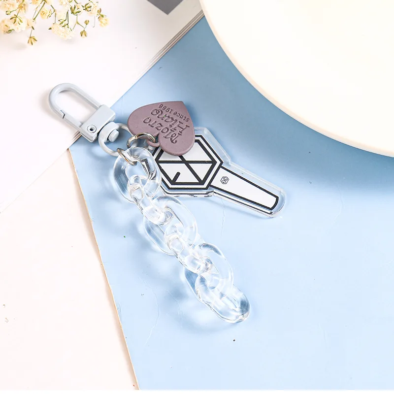 keychain exo Korean International Singers Combination Keyring Antique Jewelry For Fans Memorable