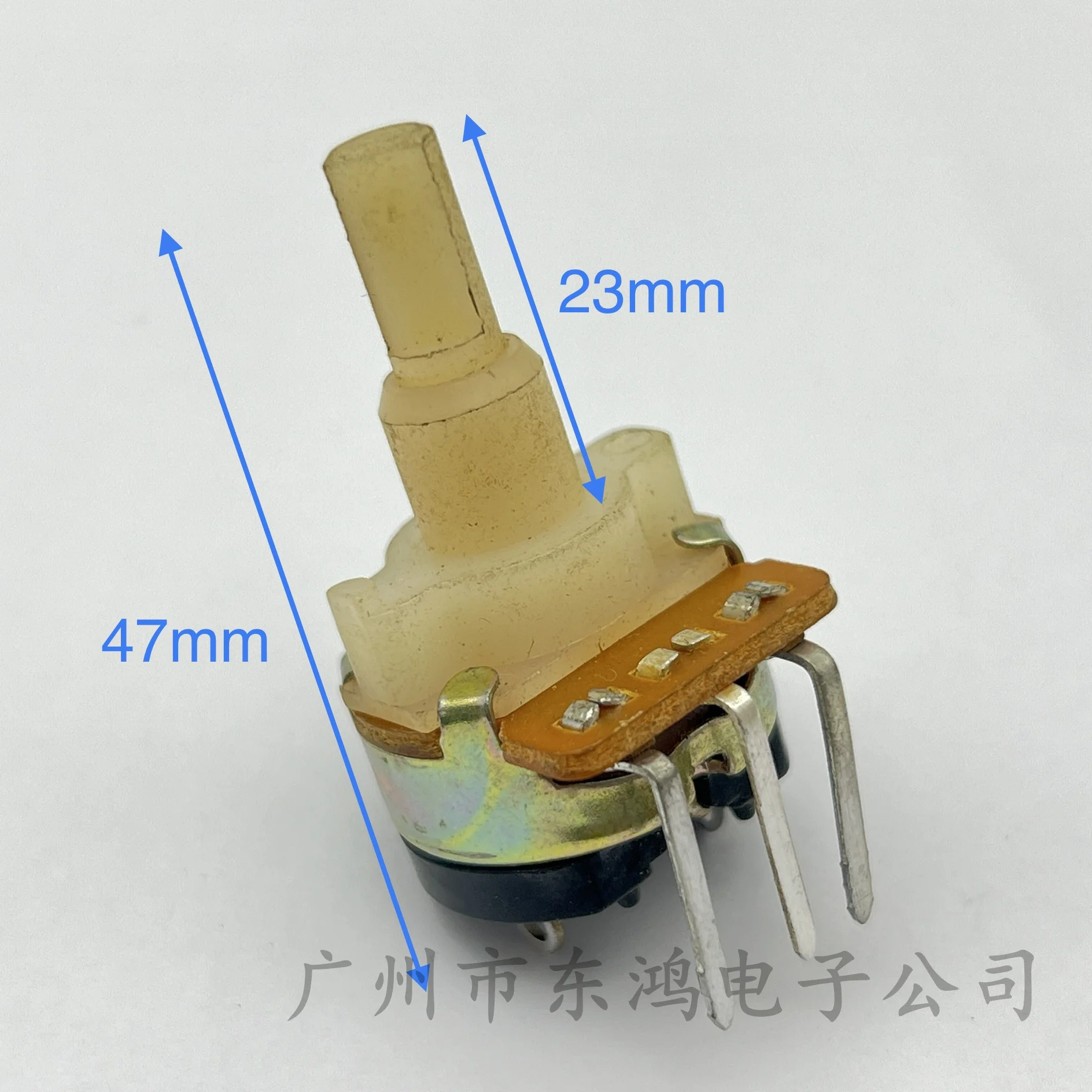 1 pcs Taiwan  Dim Potentiometer 350K Single Belt Rotary Switch A60011 9633 ROG shaft length 22MM