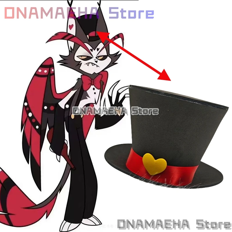 ONAMAEHA@Anime Husk Cosplay Costume Ear Hat Tail Hazbin2 Cosplay Accessory Props Husk Decorative handmade Prop 3Pc Woman Costume view 2
