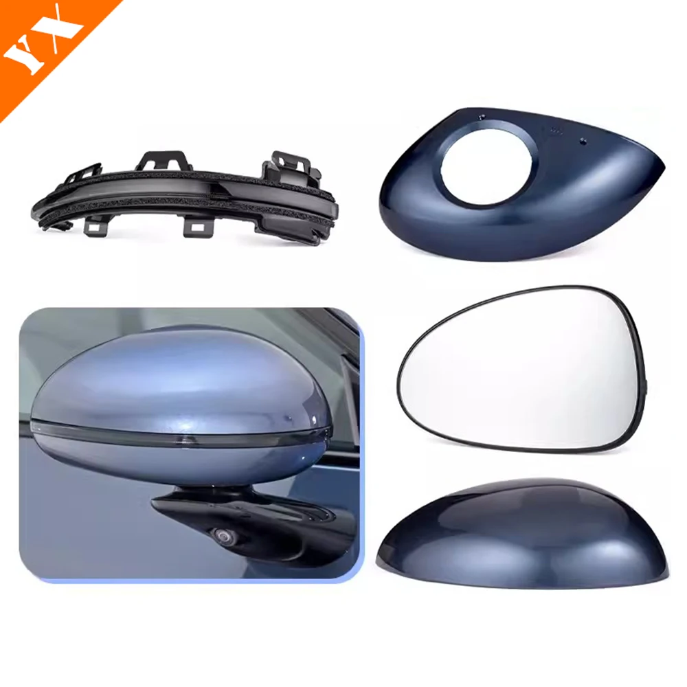 For xiaomi SU7 MAX Accessories 2024 Original Car Rearview Mirror Cover Mirror Shell Mirror Frame Mirror Lens Mirror Light Frame