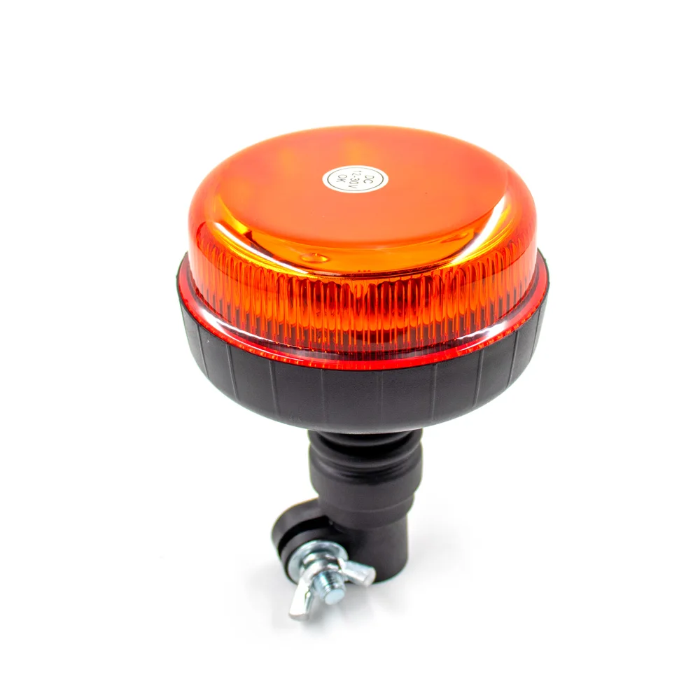 

12V 24V LED Rotating Warning Light Tractor Truck Flashing Amber Flexible Emergency Strobe Lamp Beacon Forestry Accessories 1PC