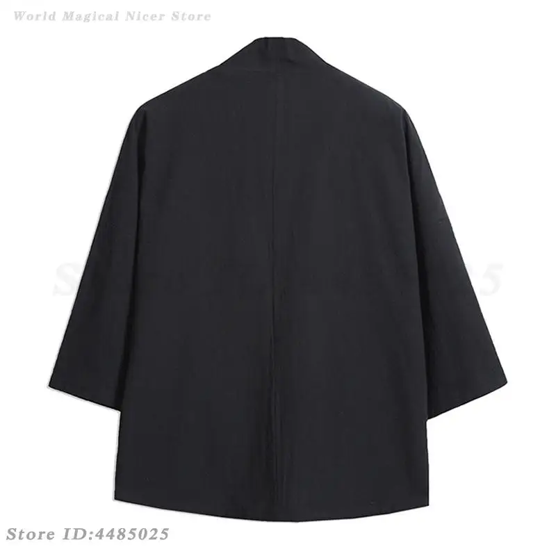 Masculino feminino quimono cardigan guindaste bordado haori harajuku japonês quimono jaqueta samurai traje oversize yukata roupas asiáticas