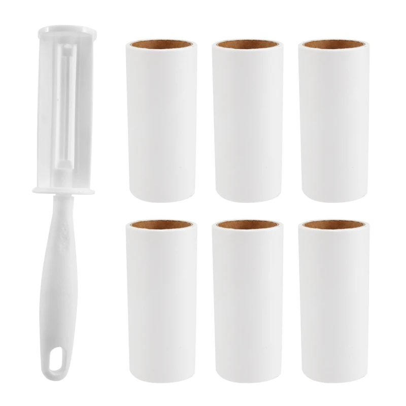 Lint Roller Full 360 Sheets With 5 Extra Sticky Lint Roller Set For Clothes, Sofa, Bed And Carpet, Pet Hair,Cat Hair