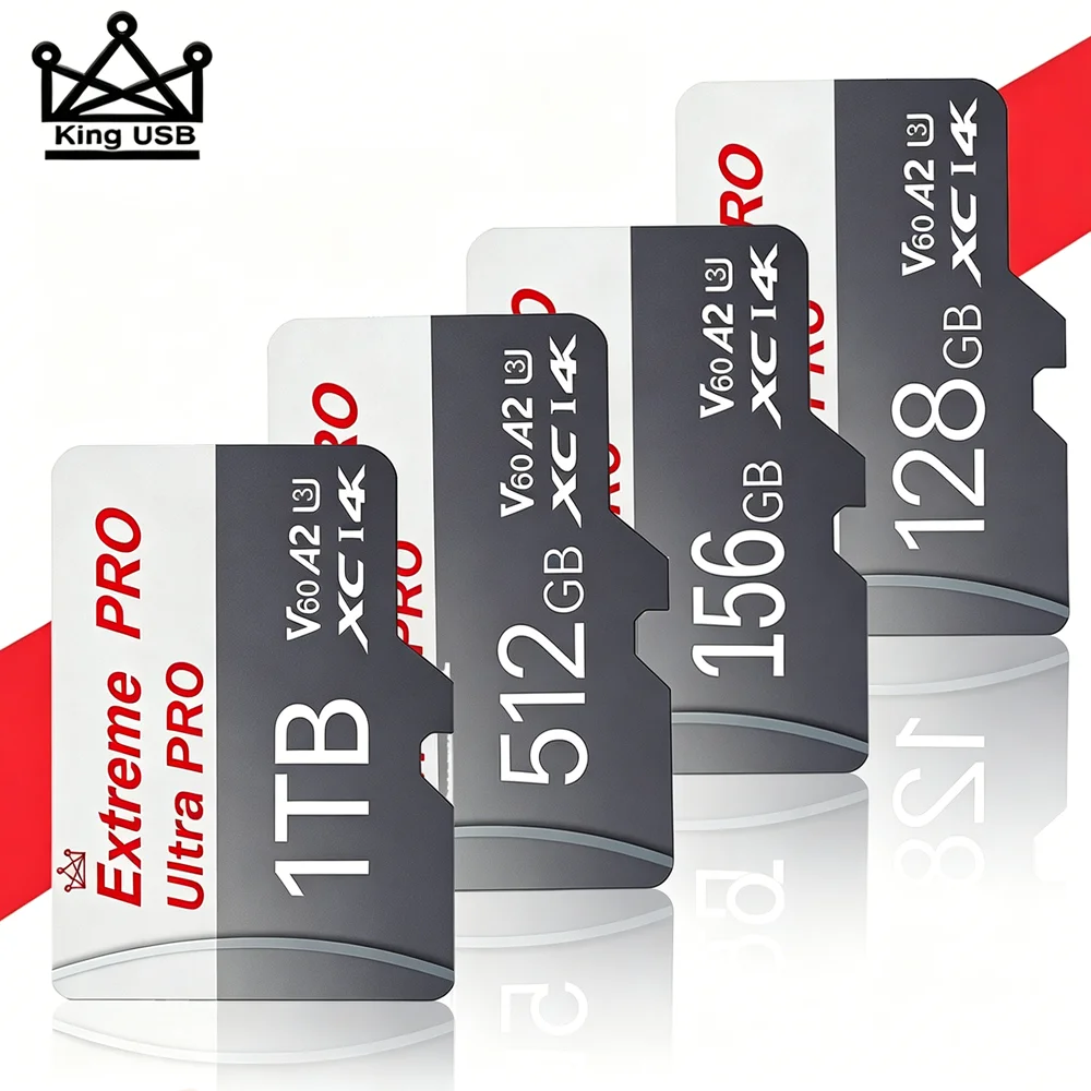 High-Speed Micro TF SD Memory Card 64GB/128GB U3 V30 for Samsung Galaxy Phones Fast Data Transfer Top-Quality Expansion Storage