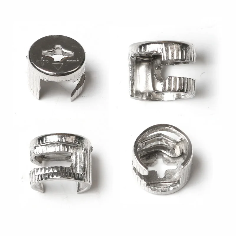 Nockenverschlüsse für Möbel, 20 Stück, 15 x 11,5 mm, Nockenverschluss-Befestigungselemente für Möbel, kompatibel mit IKEA-Hardware-Teilen, exzentrische Räder – Detail 4