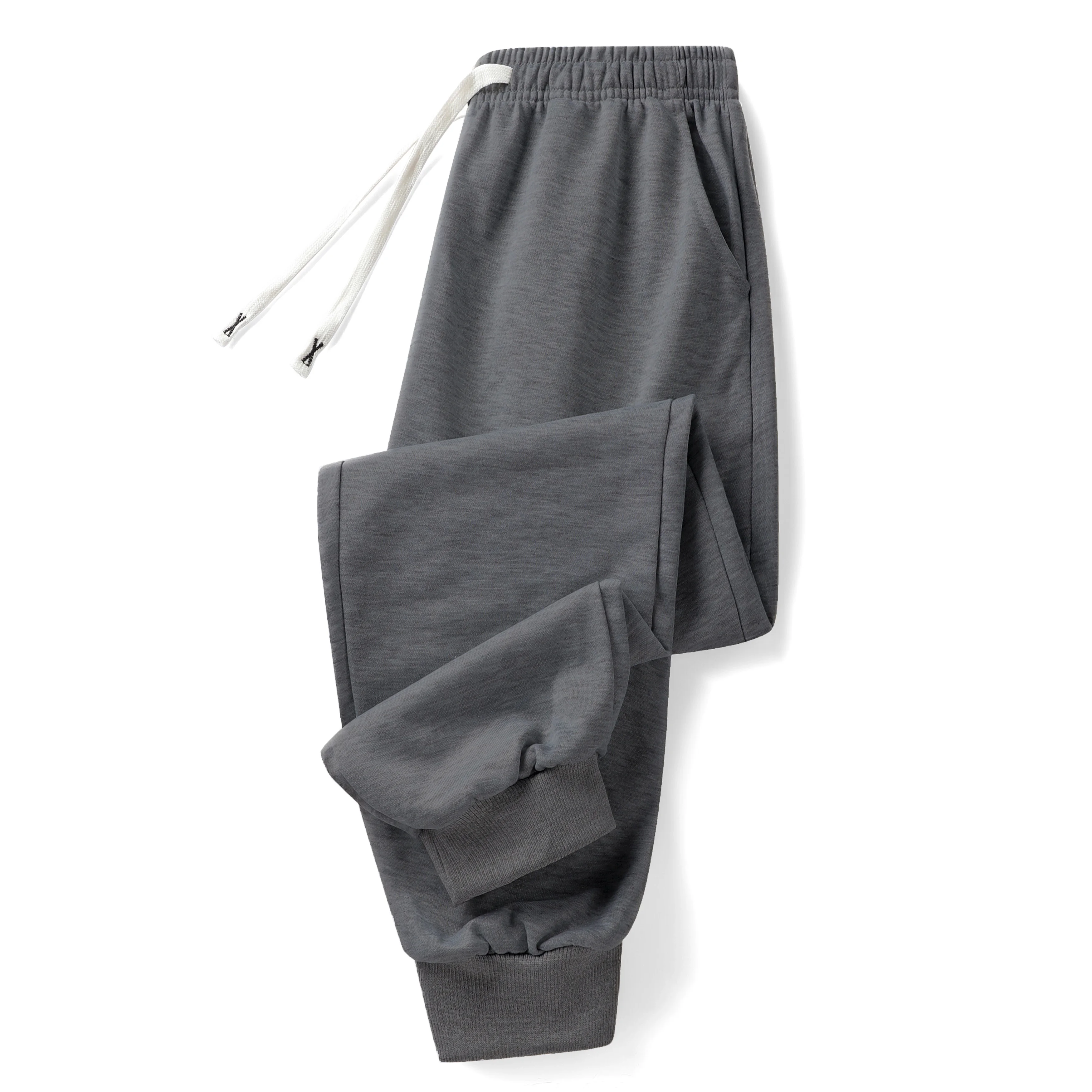 2 Stück Herren-Sport- und Funktionshosen für Frühling und Herbst, Herren-Fitnessbekleidung, Arbeitskleidung, einfarbige Hosen. – Detail 6
