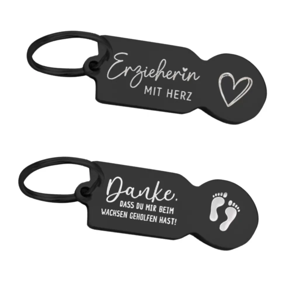 Custom Stainless Steel Shopping Trolley Token Key Ring Holder Keychain Lightweight Keyring DIY Jewelry Gift Wholesale