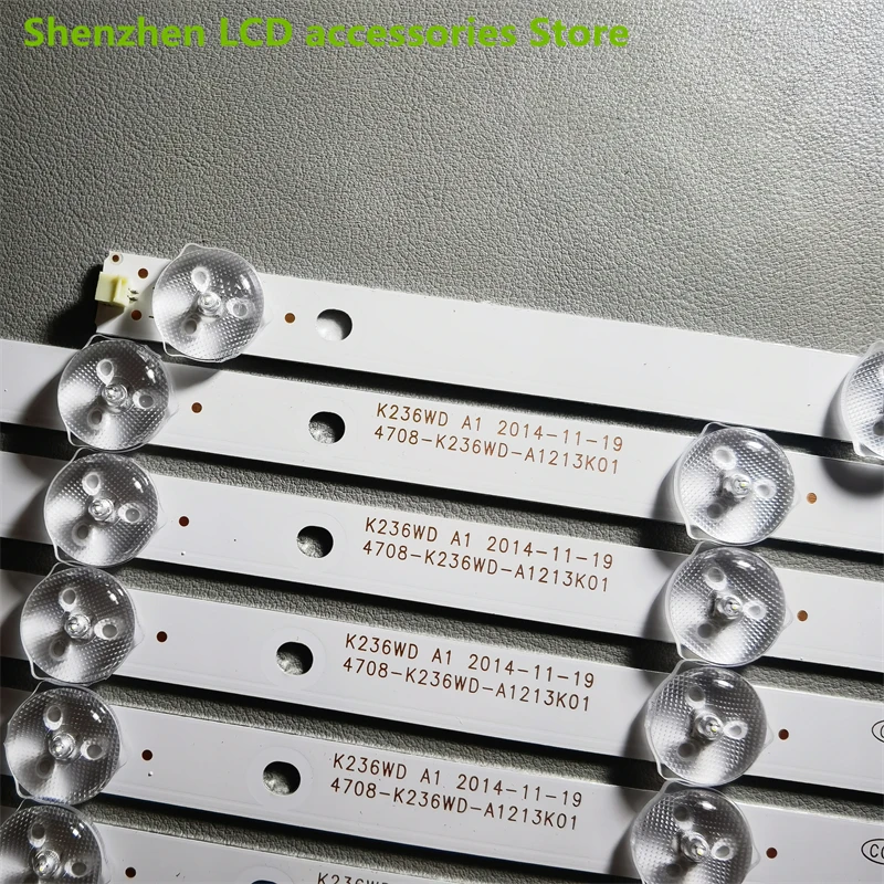 FOR LED Strip Light(12) for 4708-K65WDR-A1213K01 4708-K65WD8-A1213K01 4708-K65WD7-A1113N01 5LED 100%NEW