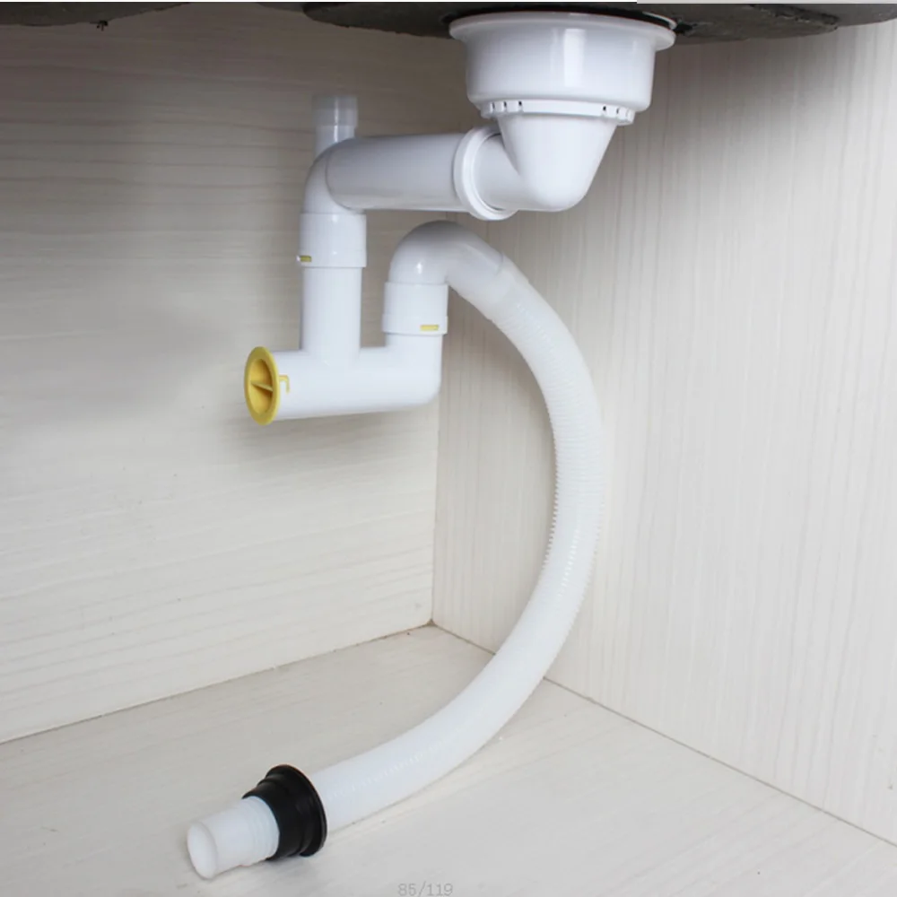 Talea Kitchen Sink Drainpipe,Plumbing Waste Kit,Single Drainage Waste Kit