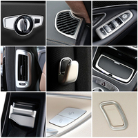 For Mercedes Benz S-Class W222 S320 Cars Parts B-Pillar Air Conditioning Vent Outlet Window Hook Safety Belt Cover Trim Stickes