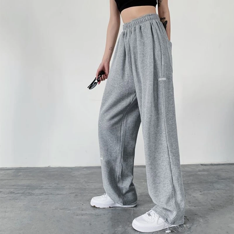 

Deeptown Y2k Baggy Jogging Sweatpants Woman Korean Jogger Casual Wide Leg Pants High Waist America Fashion Loose Trousers Summer