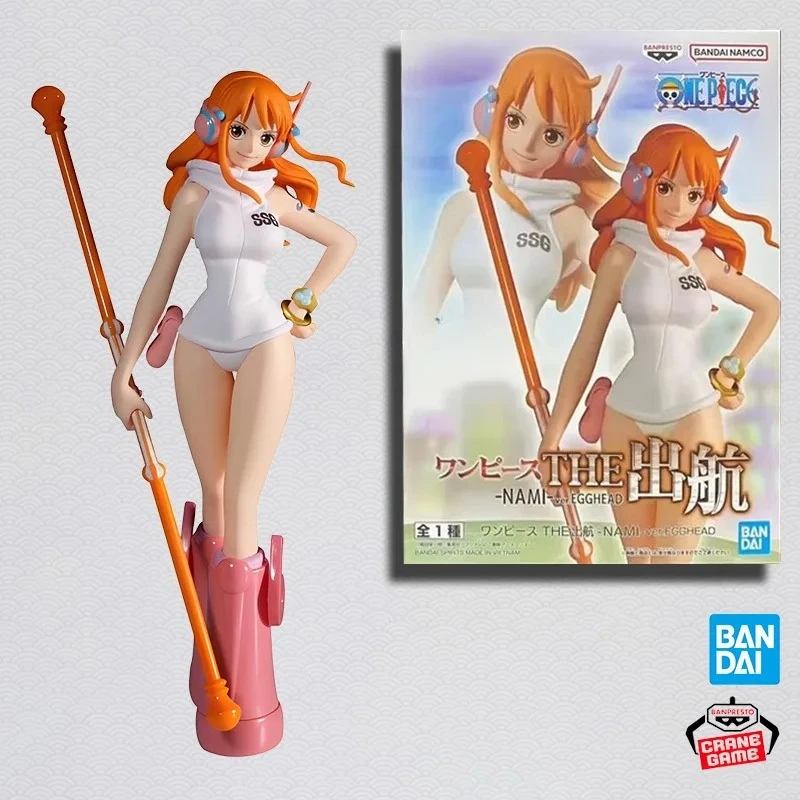 

Оригинальная оригинальная модель BANPRESTO The Departure One Piece 16 см Nami Ver Egghead Фигурка Фигурка Игрушка