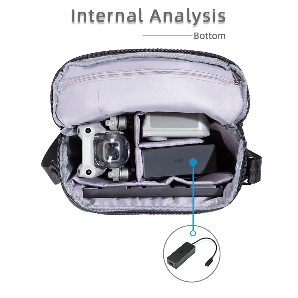 Borsa portaoggetti portatile per DJI Neo/Mini 4 Pro borsa a tracolla zaino per DJI Mini 3 Pro/Air 2/Air 2S/Mini 2 accessori