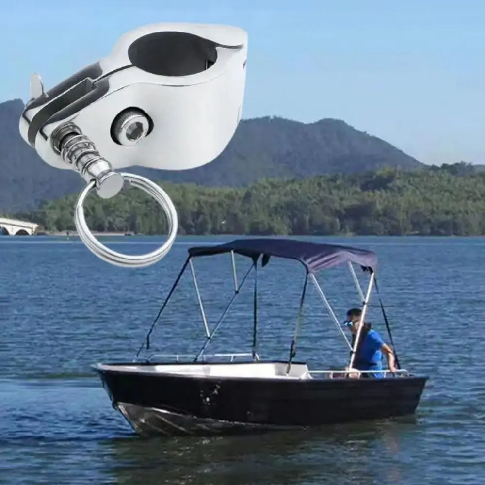 

Нержавеющая сталь 316, шарнирный зажим для лодки, сверхмощный хомут для труб, морское оборудование, боковое крепление для палубы, крепление на шарнирную рейку