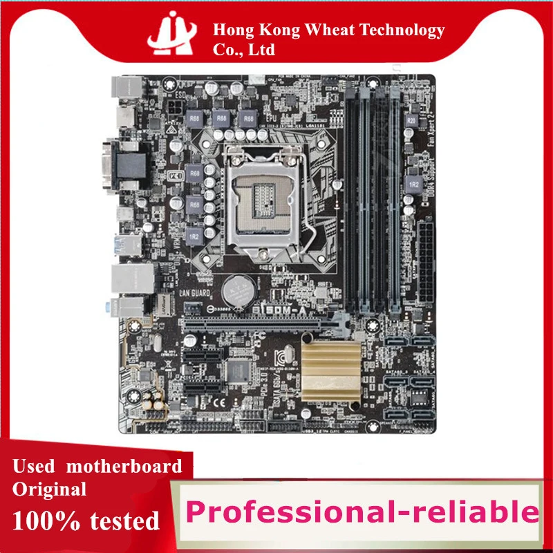 For Intel B150 B150M-A motherboard Used original LGA 1151 LGA1151 DDR4 64GB USB2.0 USB3.0 SATA3 Desktop Mainboard