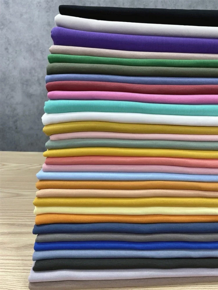 Air Layer Fabric Wrinkle Resistant Traceless Hoodie Skirt Cloth Apparel Sewing By Meters Diy Cotton Polyester Spandex Material