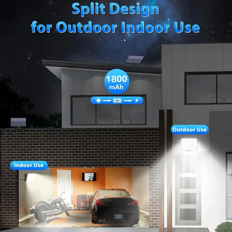 LED Solar Outdoor Lights 3 Lighting Modes Wireless Solar Motion Sensor Waterproof Wall Lamp Solar Powered Garden Fence Yard