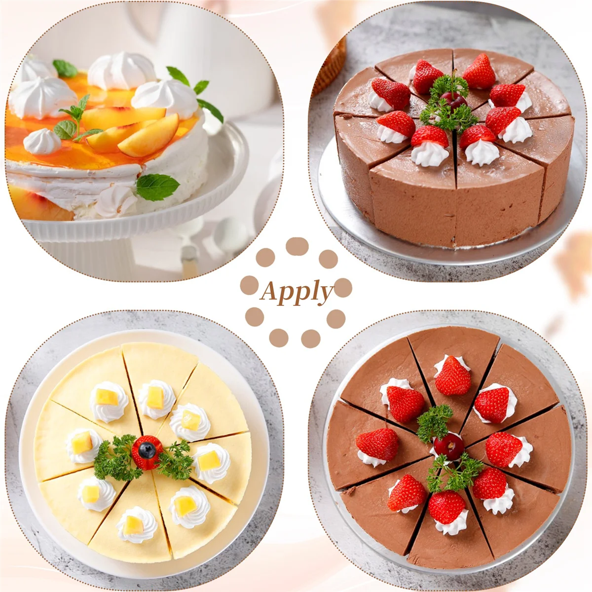 cake transparent border2Pcs 8/10cm Cake Mold Film Transparent Cake Rolls Mousse Cake Acetate